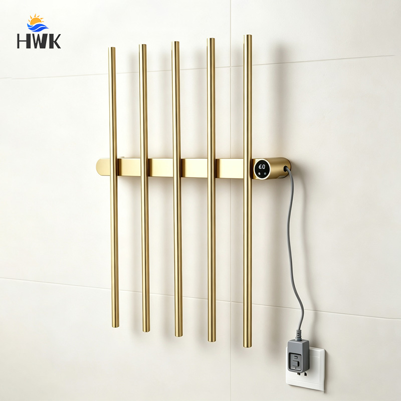 Towel Warmer Electric - Вертикальный электрический полотенцесушитель с покрытием под
