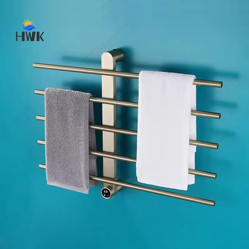 Towel Warmer Electric - Оборудование для ванной комнаты Матовая золотая