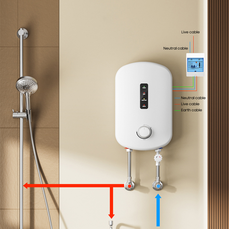 Home Bathroom Geyser - Умный бытовой мини-нагреватель воды мгновенного нагрева