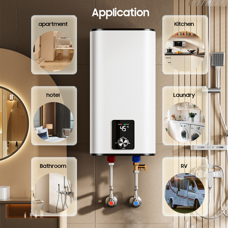 Home Bathroom Geyser - Настенный электрический водонагреватель (бойлер) для дома,
