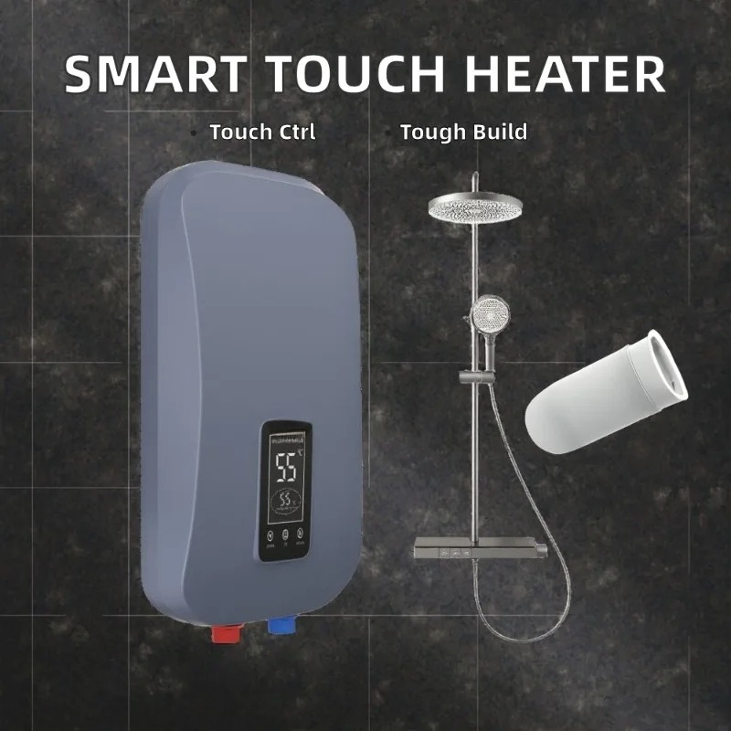 Умный электрический проточный  – обзор и цена Home Bathroom Geyser