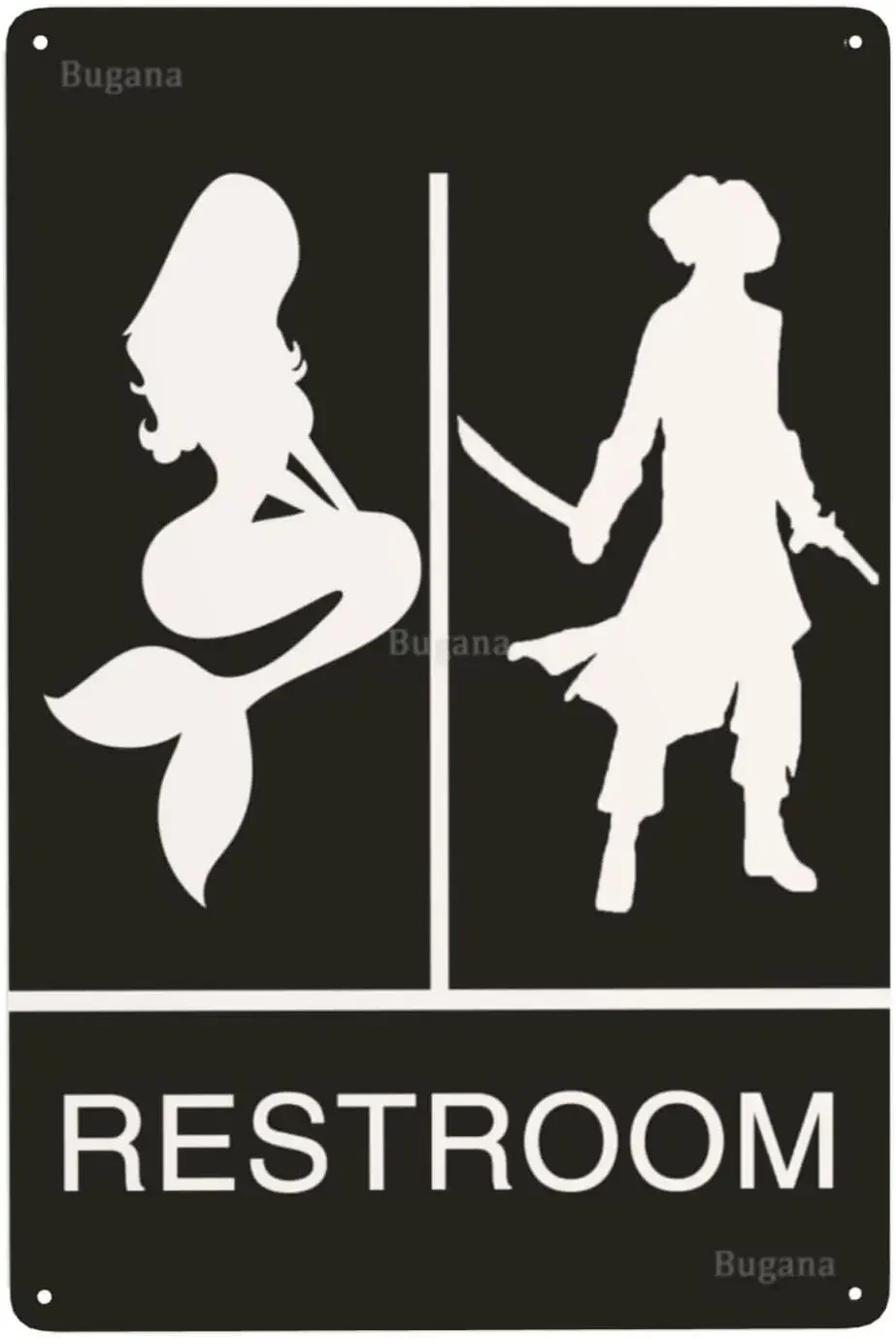 Винтажная металлическая таблич – обзор и цена Home Bathroom Signs