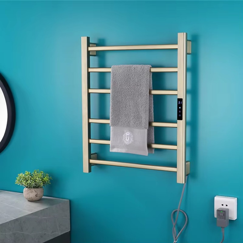 Черно-серо-золотой матовый нас – обзор и цена Towel Warmer Electric