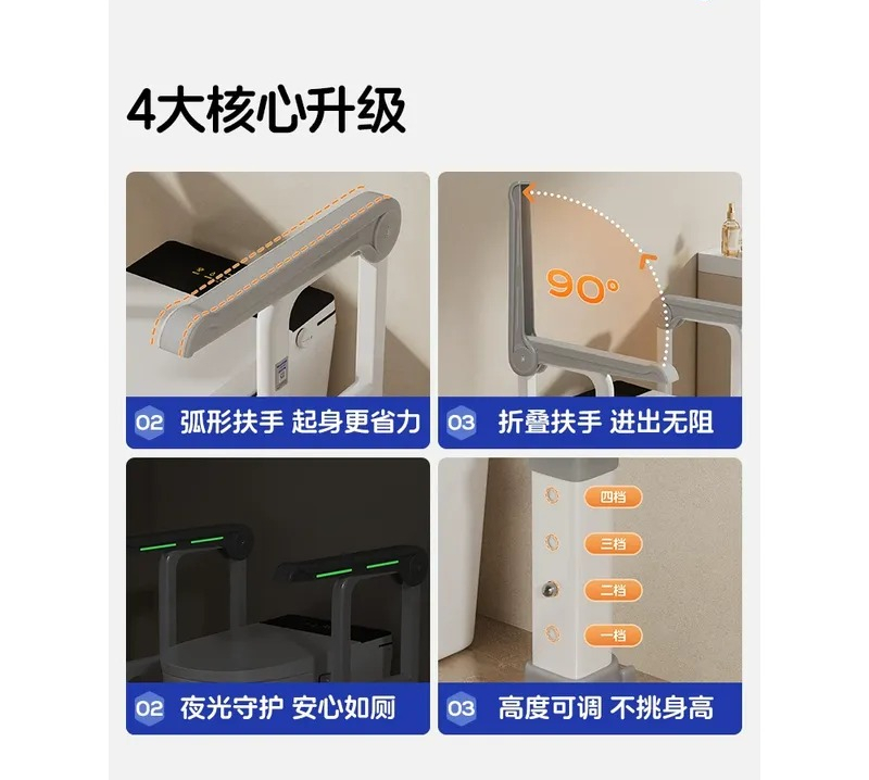 Поручень для туалета, опорная  – обзор и цена Home Bathroom Grab Bar