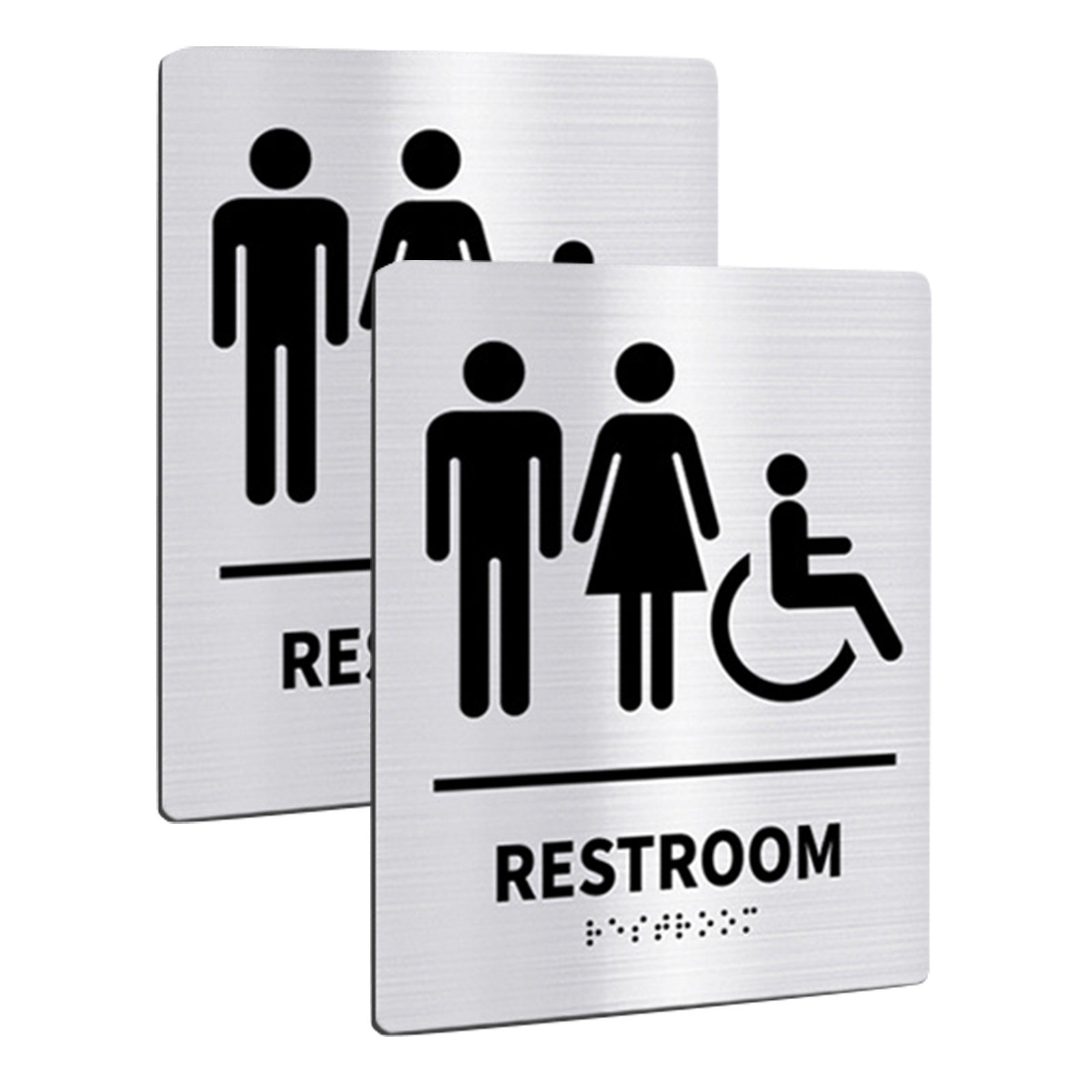 2 шт. таблички для туалета из  – обзор и цена Home Bathroom Signs