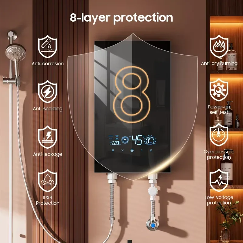 Высококачественный бытовой эле – обзор и цена Home Bathroom Geyser